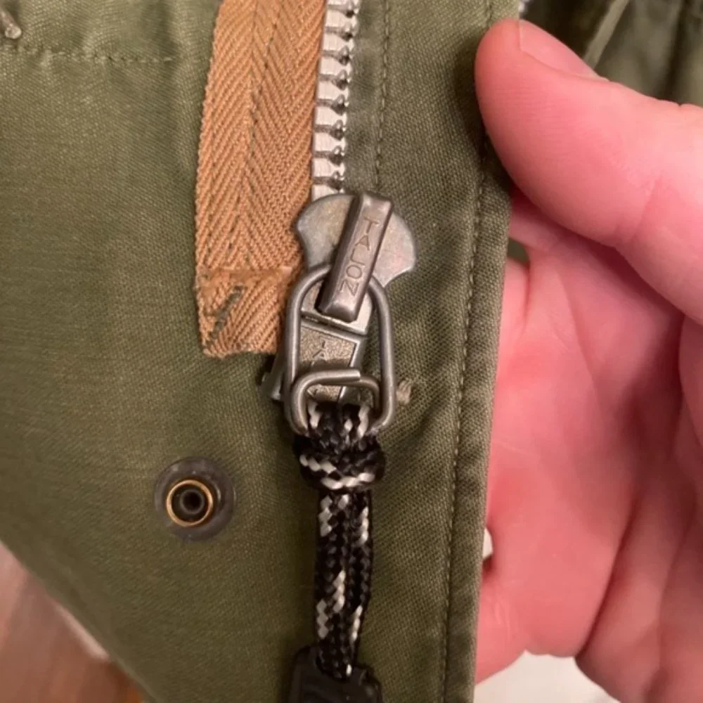 SOLD 90s Rugged Military Field Jacket w/ Liner - Picture 7 of 11